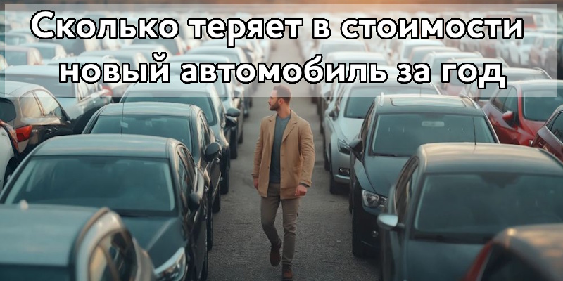 Cколько теряет в стоимости новый автомобиль за год