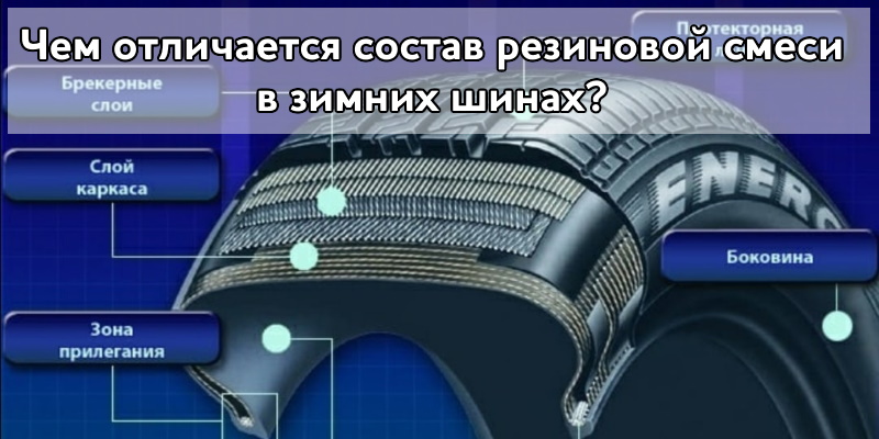 Чем отличается состав резиновой смеси в зимних шинах?