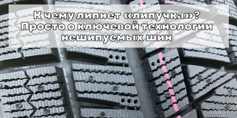 К чему липнет «липучка»? Просто о ключевой технологии нешипуемых шин